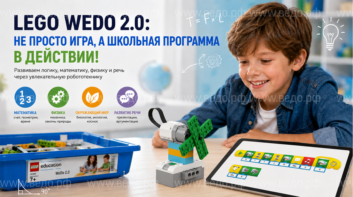 Секретное оружие первоклассника: как Lego WeDo 2.0 помогает ребенку щелкать школьную программу как орешки